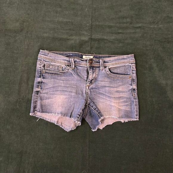 Y2k mudd distressed mini shorts - Picture 1 of 5